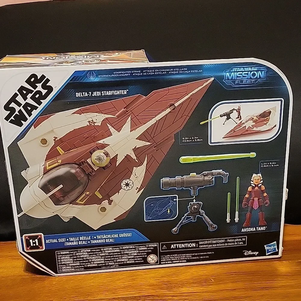 Star Wars 🎁 Mission Fleet Delta-7 Jedi Starfighter